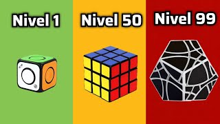 Mis cubos de Rubik del NIVEL 1 al NIVEL 100