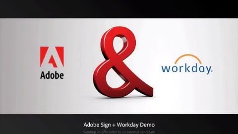 Adobe Sign and Workday Integration — Recruiting | Adobe Acrobat