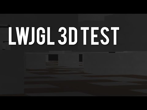 3D Game Test - LWJGL