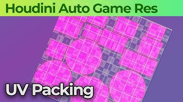 012 Houdini Auto UV Packing and Delete Attribute