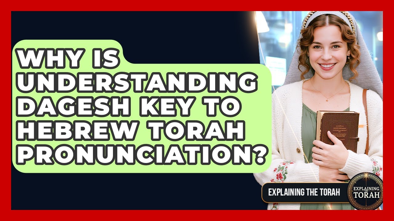 Why Is Understanding Dagesh Key To Hebrew Torah Pronunciation? - Explaining The Torah