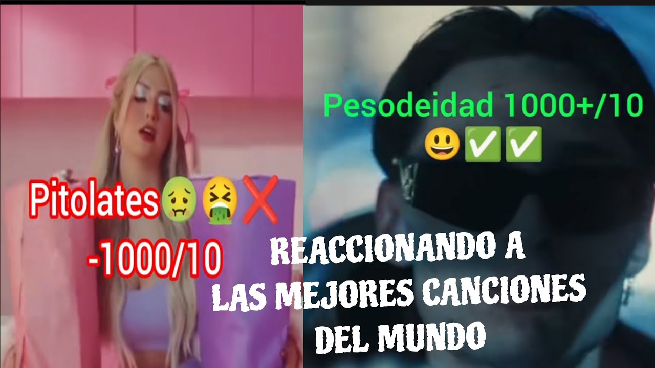 REACCIONANDO A LAS MEJORES MUSICAS DEL MUNDO y otras cosas