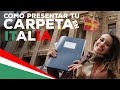 Carpeta para Ciudadania Italiana en Italia