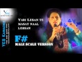 Yari lesan te masat nal lesan - Karaoke - Male Scale Version - Abida Hussain - Saraiki