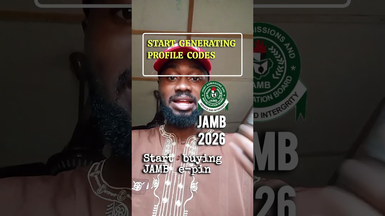 JAMB 2026 FORM IS OUT NOW - START PURCHASING 
