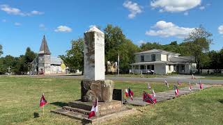 Brandy Station, Virginia! Gallant John Pelham monument at the Graffiti House (Aug 10, 2025)