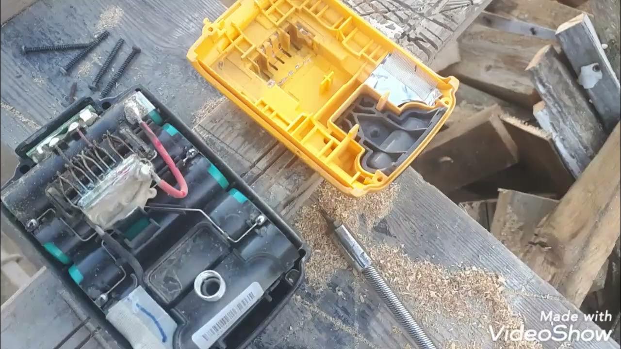 Repairing lose contacts on DeWalt battery YouTube