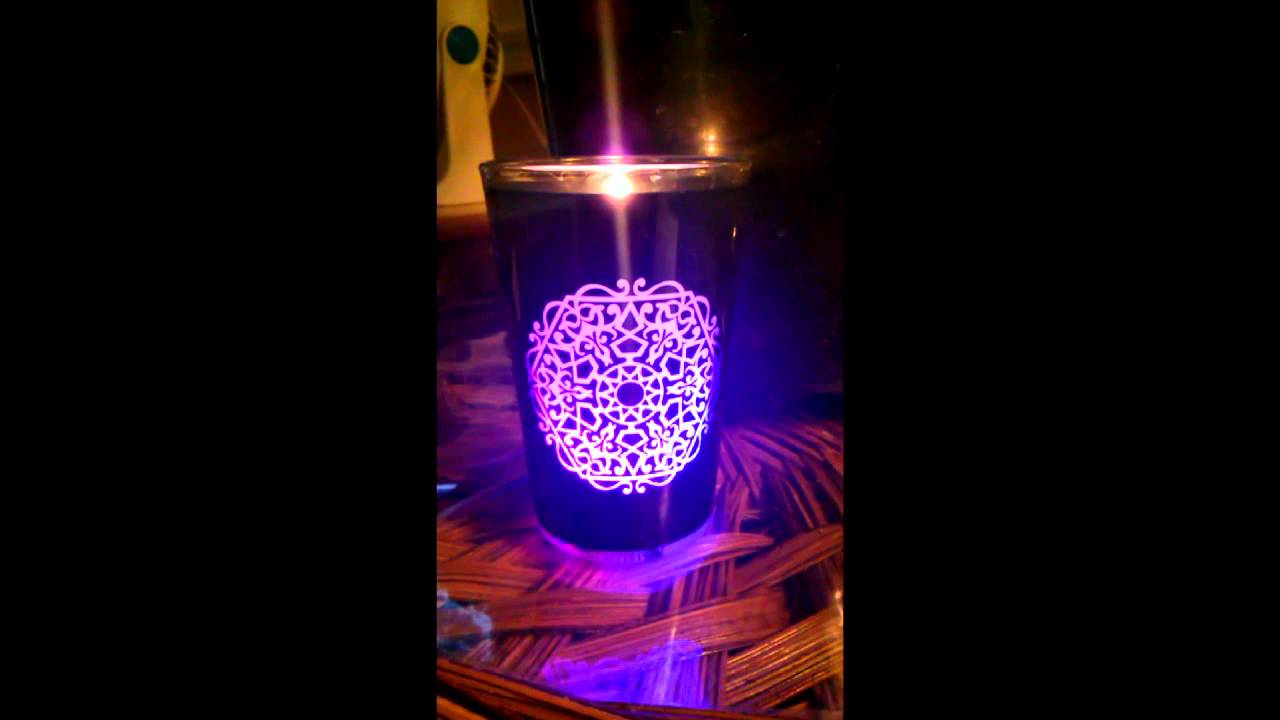 Changing color scented candle :) ♥♥ - YouTube