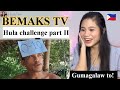 Bemaks tv  hula challenge part 2  ii hayp na yan haha ii reaction