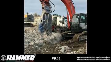 Hammer FR21 Rotating crusher for primary and secondary demolition
