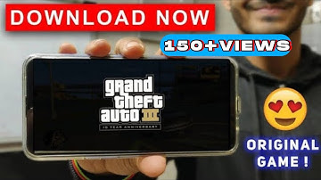 How to download gta 3 game on Android device || gta 3 highly compressed on Android