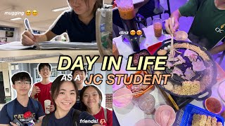 day in life as a jc student VLOG 📚 | grwm, weekly schedule, mugging, dinner with friends!