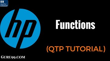 Functions  - HP UFT/QTP TutoriaL #26