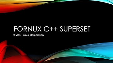 Fornux C++ Superset