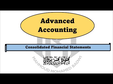 3- Advanced Accounting - CH.3 : Consolidated Financial Statements
