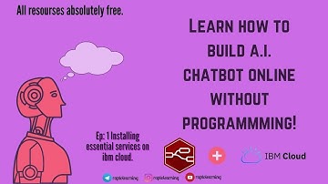 Creating chatbot without programming (Ep.1 Setting IBM cloud)
