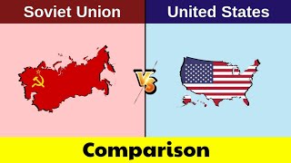 Soviet union vs United States | United States vs Soviet union comparison | USSR vs USA | Data Duck