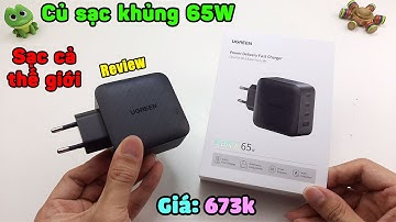 Chỉ cần 1 cốc sạc 65W 4 cổng UGreen này, sạc cả thế giới