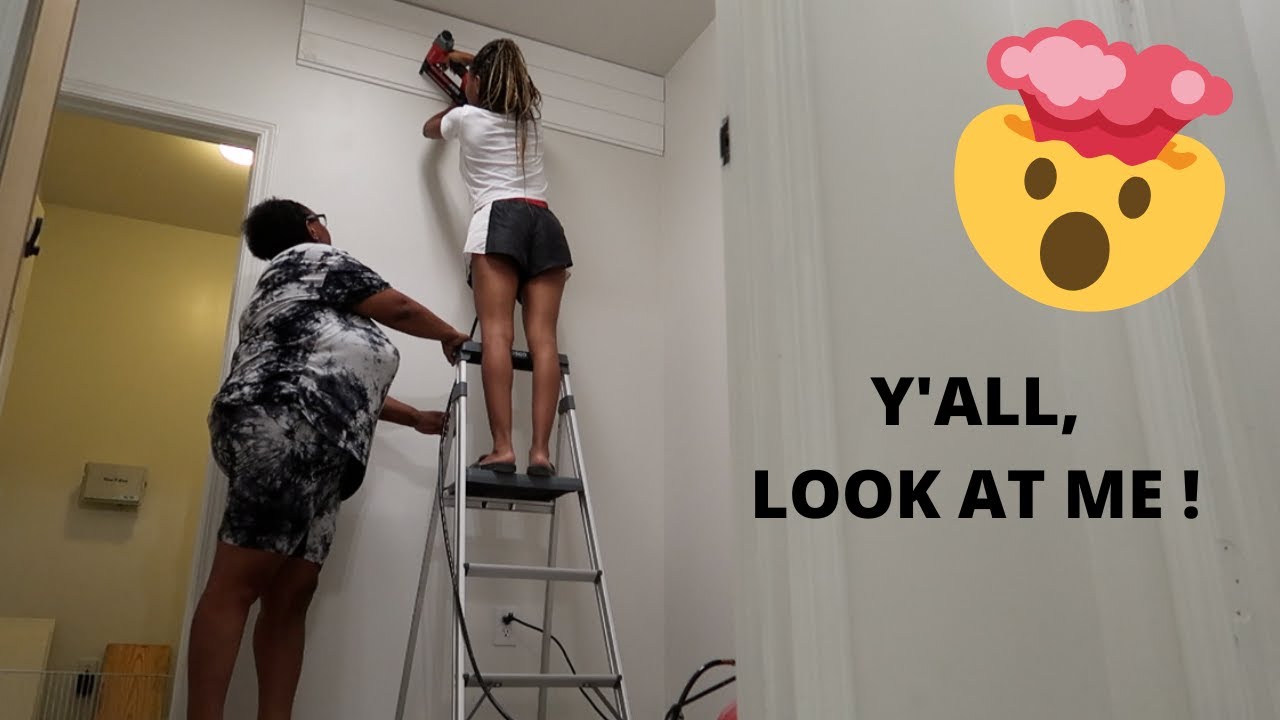 I DECIDED TO BUILD MY OWN PANTRY COMPLETELY INEXPERIENCED 😩 - YouTube