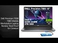 Dell Precision 7000 7680 Mobile Workstation Laptop Review: Real Proof for Creators