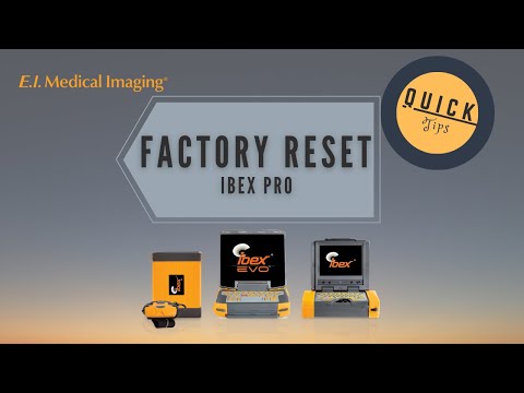Quick Tips: Factory Reset on the Ibex Pro
