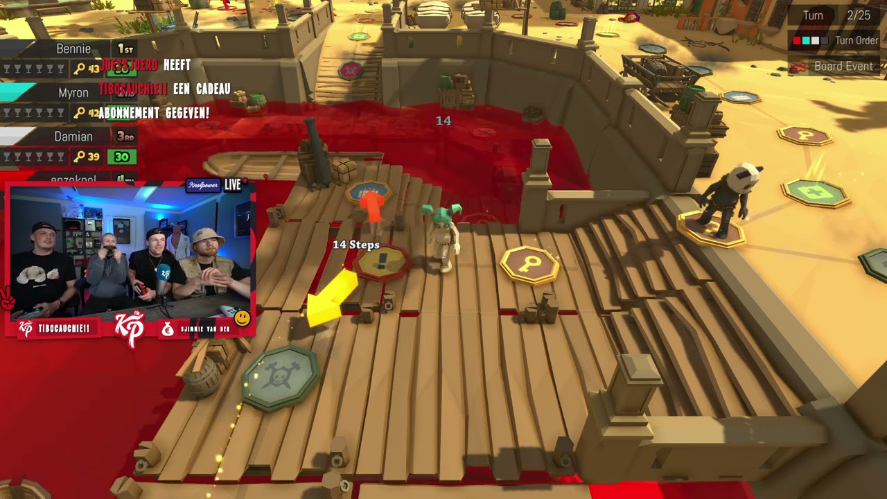 Enzo, Myron, Bennie en Damian Spelen PUMMEL PARTY | Live Op Twitch Stream