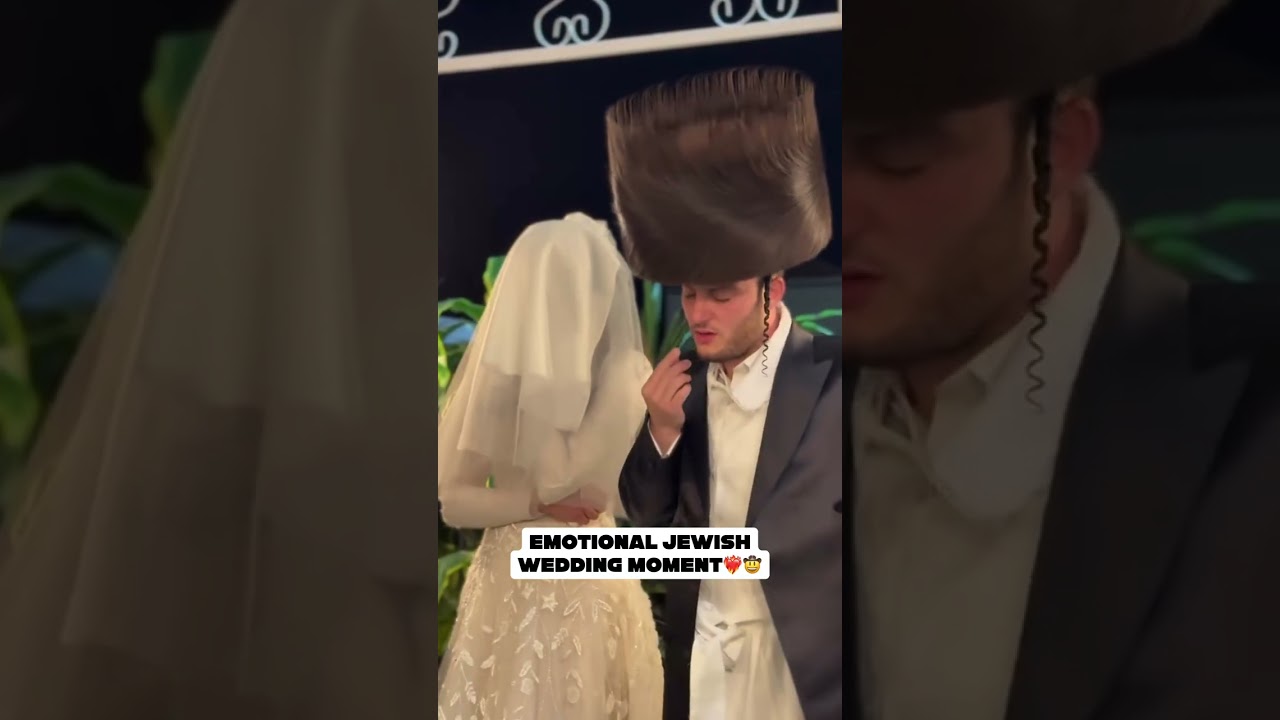 Emotional Jewish wedding moment❤️‍🔥🤠