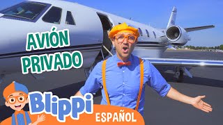 Blippi explora un avión privado