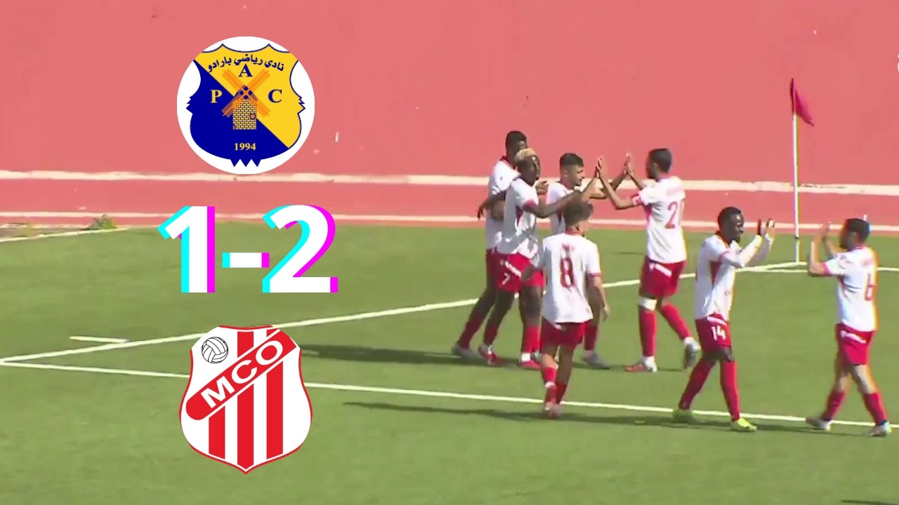 PARADOU VS MCO (1-2), RÉSUMÉ ET BUTS DU MATCH.