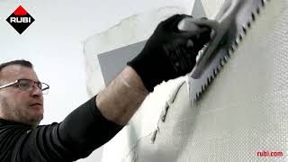 Rubi YW Notched Trowel For Large Format Tile