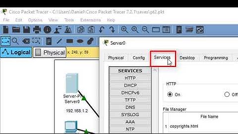 como configurar interfaces ,dhcp,http,dns y ftp en Packet tracer