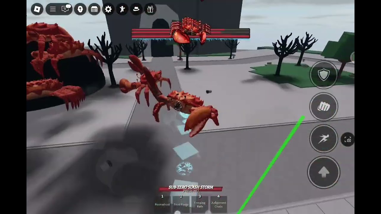 Playing the strongest battleground for a crab battle time