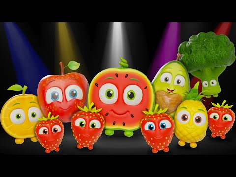 Funky Fruits x Veggies Extended! - Fun Animation With Music! - Baby Sensory Dance Video