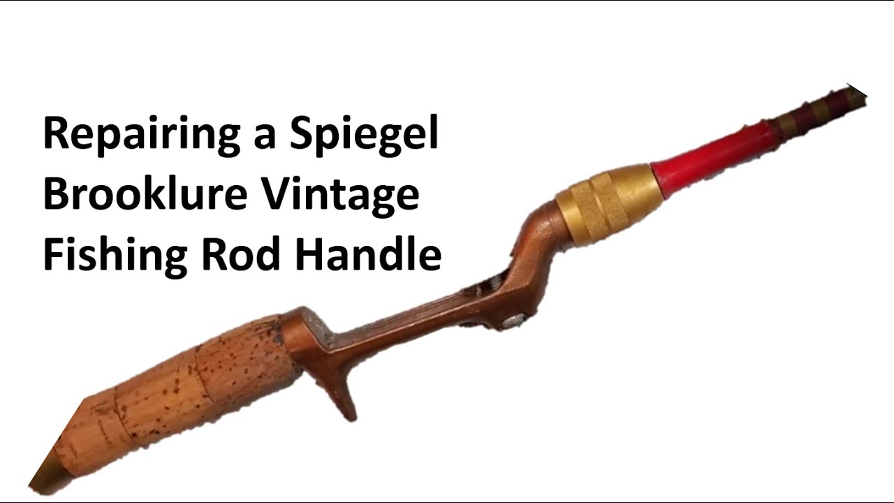 How to repair cork handle damage on vintage fishing rods 