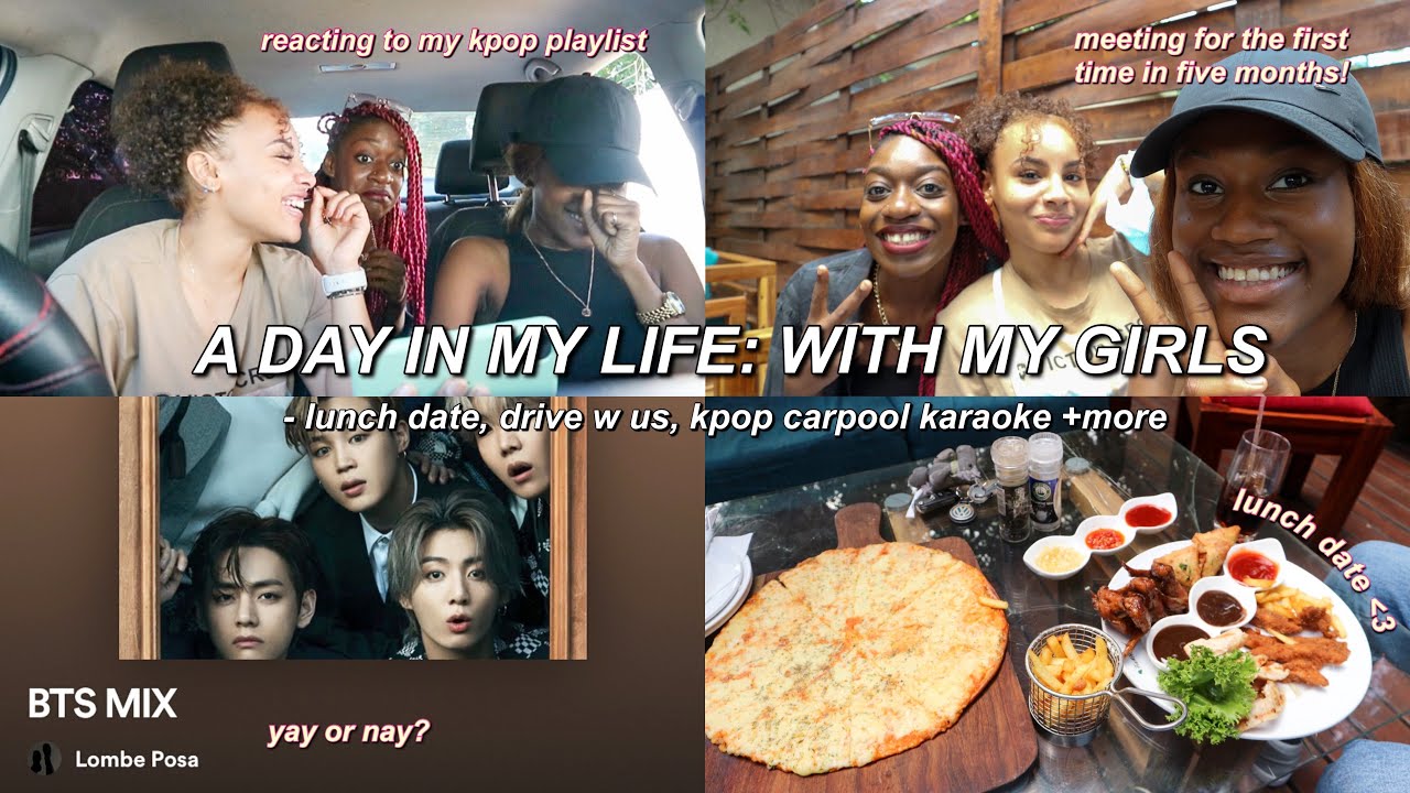 FORCING MY NON-KPOP FRIENDS REACT TO MY K-POP PLAYLIST🤣: lunch, drive w us, carpool karaoke +more!