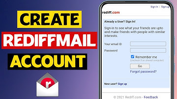 How to Make a Rediffmail account in 2021