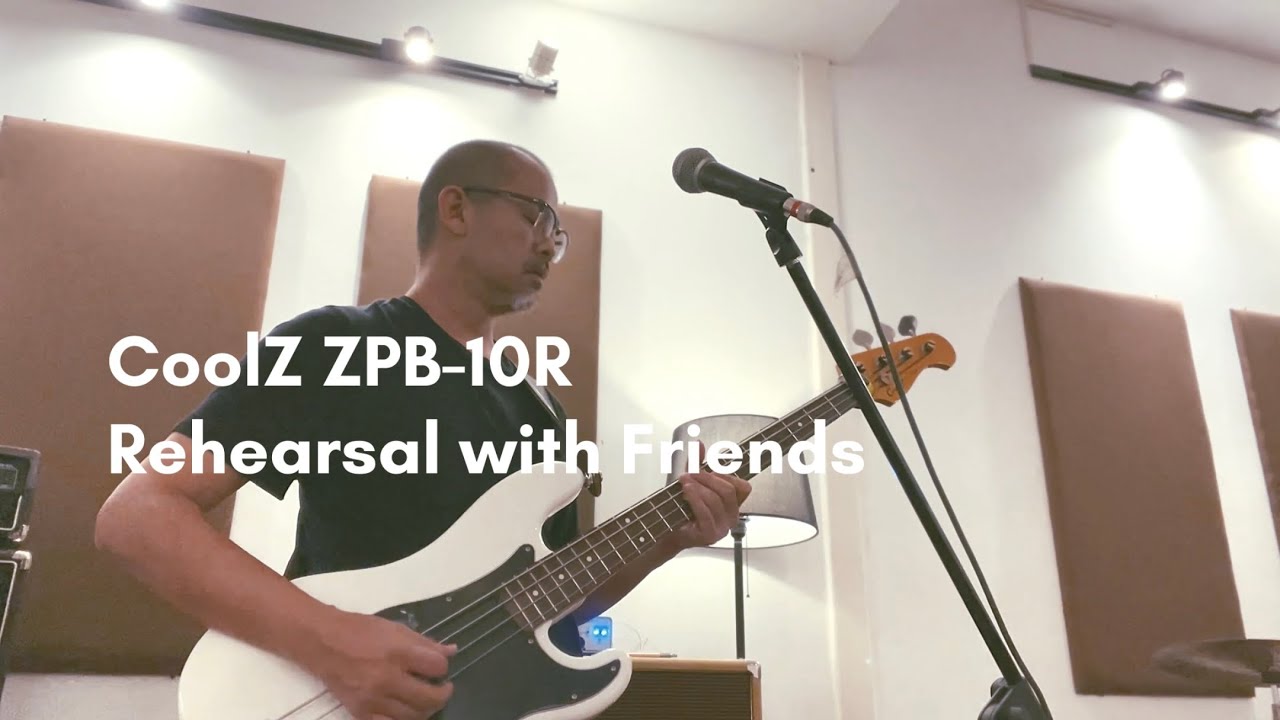 CoolZ ZPB-10R P Bass MIJ - Band Rehearsal - YouTube