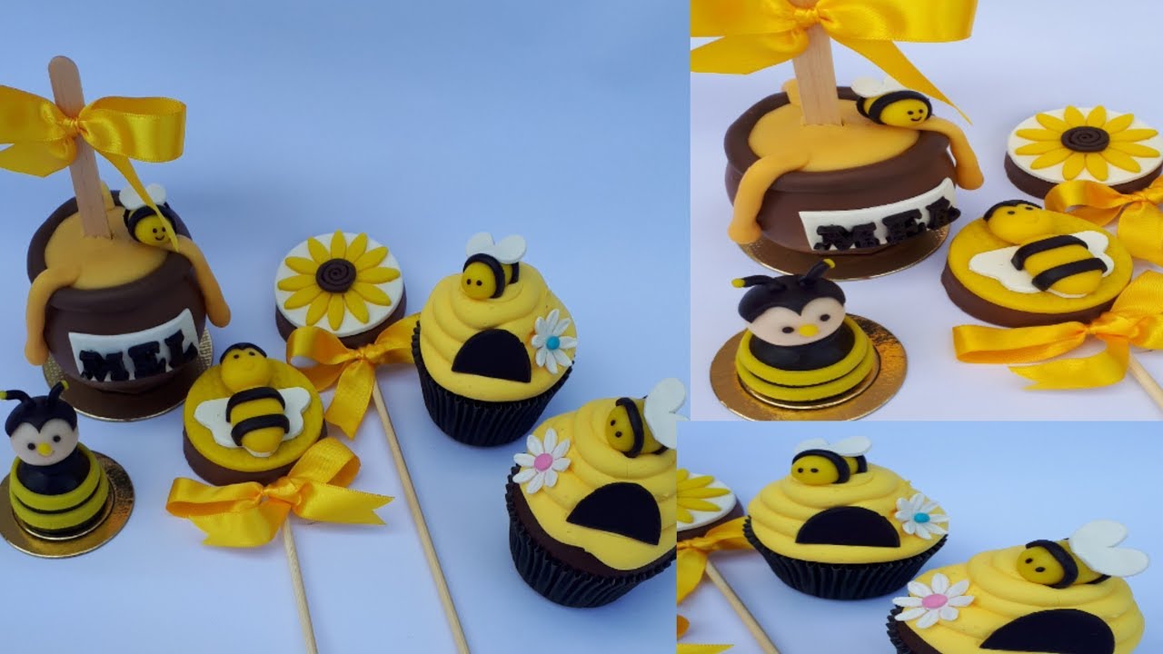 PERSONALIZANDO DOCES ABELHINHA COM PASTA DE LEITE