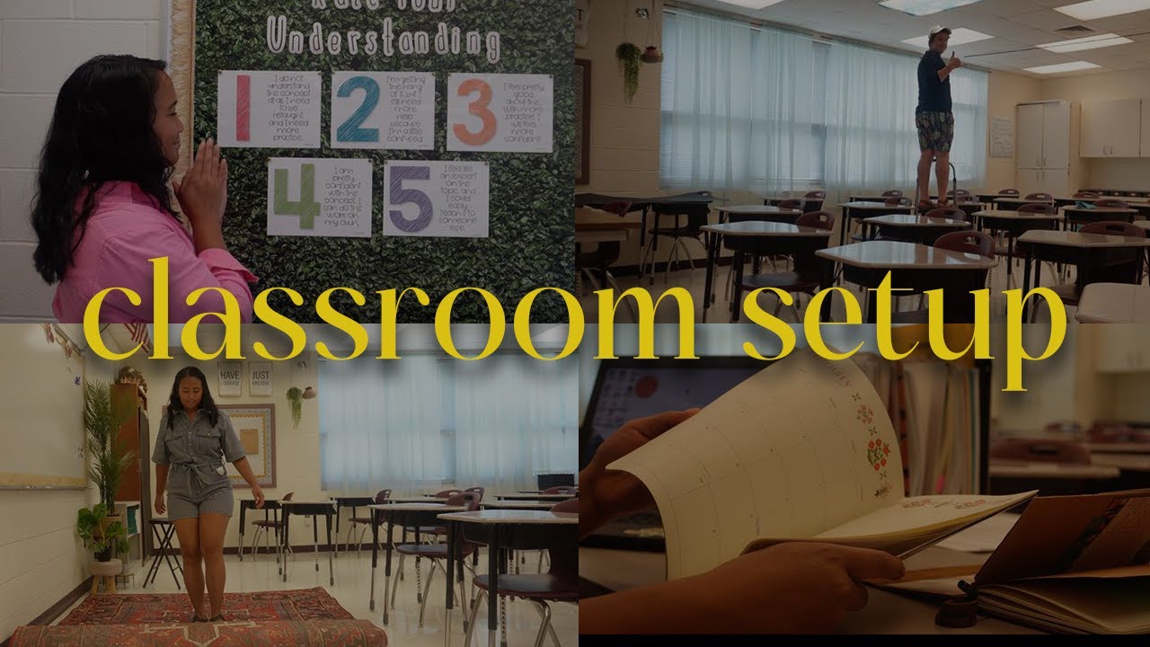 CLASSROOM SETUP VLOG ✏️📓 // high school ELA prep for 2024-2025
