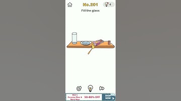 Brain out Level 201 Gameplay , Fill the Glass