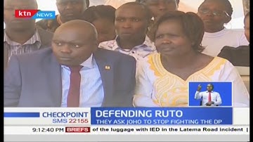 North Rift leaders to Joho: STOP FIGHTING RUTO