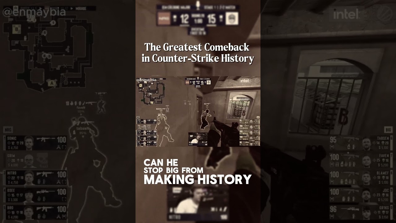 COMEBACK BIG #csgo #esportscsgo #counterstrike #gaming #esports #csgomoments #csgoclips
