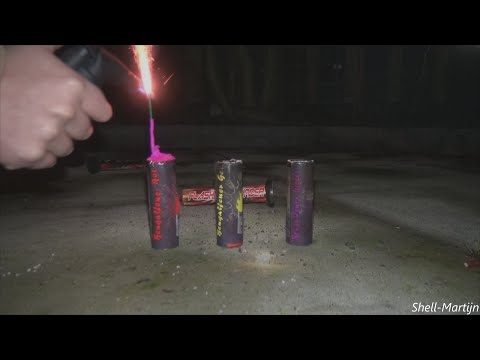 Funke Bengal Feuer test - Purple Yellow Red | Shell Martijn