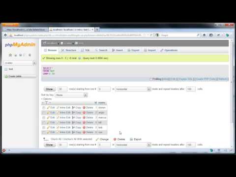 CodeIgniter Tutorials  Introduction to CodeIgniter   MySQL Database   Deleting Values Part 11 11
