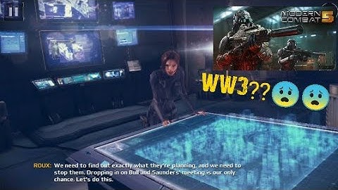 Modern combat 5 | Phoenix and Roux conversation | World War III Planned Out
