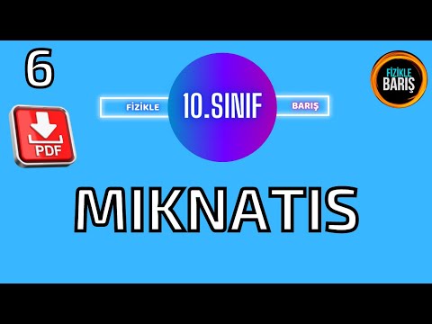 MIKNATISLAR VE MANYETİK ALAN  KONU ANLATIMI VE SORU ÇÖZÜMÜ| 10.SINIF FİZİK KONU ANLATIMI|