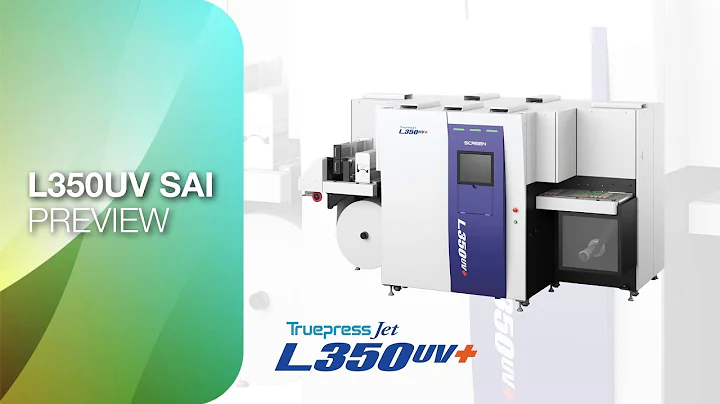 The Truepress Jet L350UV SAI from SCREEN is your complete label printing solution.