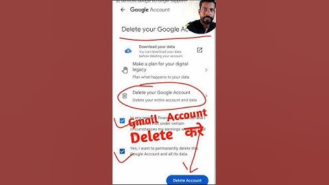 Gmail Account Delete Kaise Kare | How To Delete Google Account #shortvideo #viralshorts #turkagopal