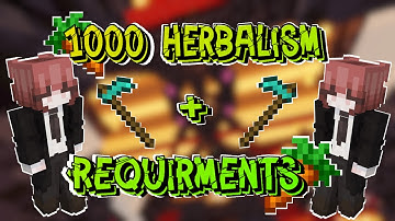 Level 1000 Herbalism & Requirements | The Minecraft Farming Flow