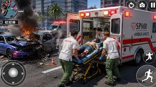 Ambulance Rescue City Driving 3D - 991 Rescue Emargency Simulator - Android Gameplay Part-1 screenshot 3